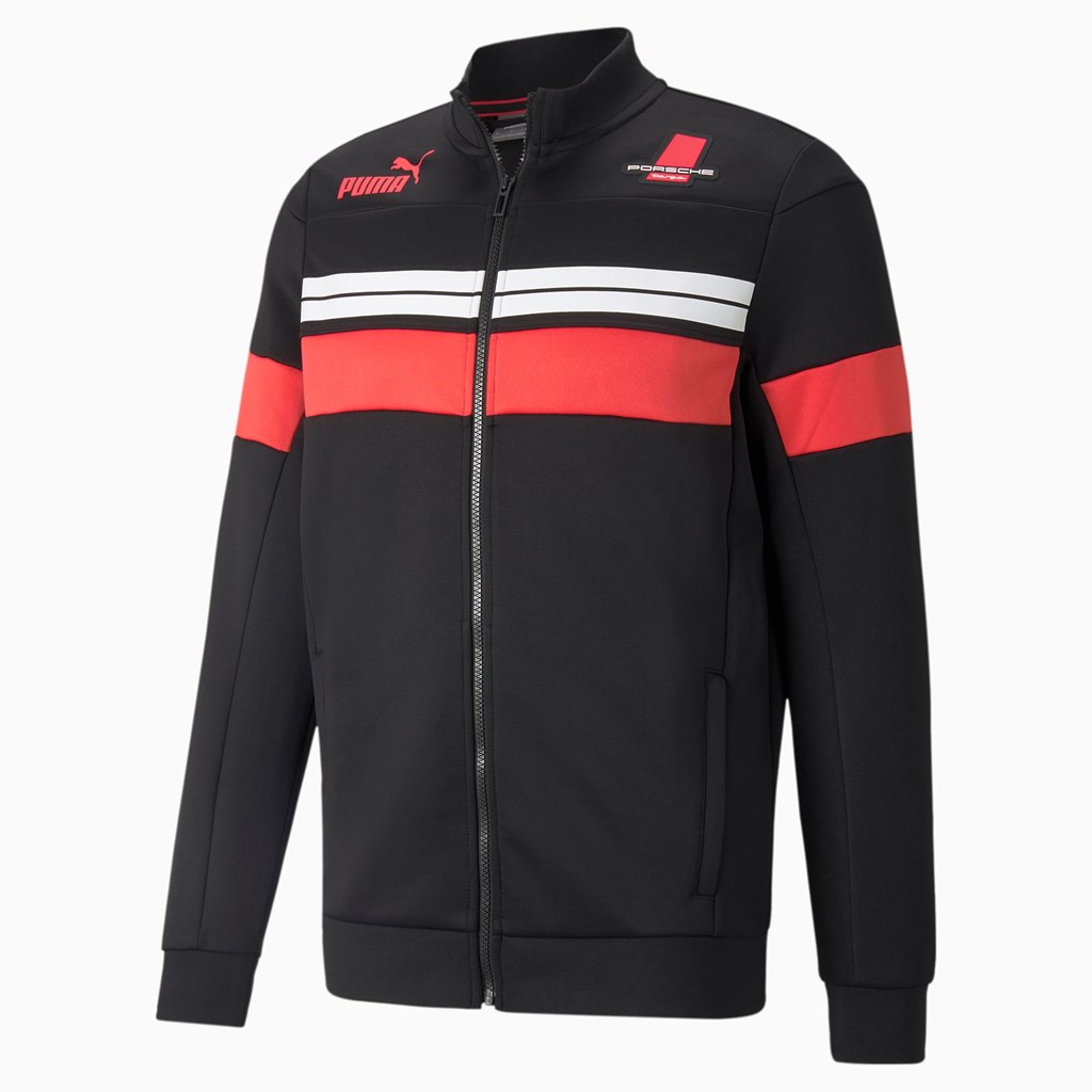 Puma Porsche Legacy SDS Track Jakke Herre Svarte | 542QJBVIT