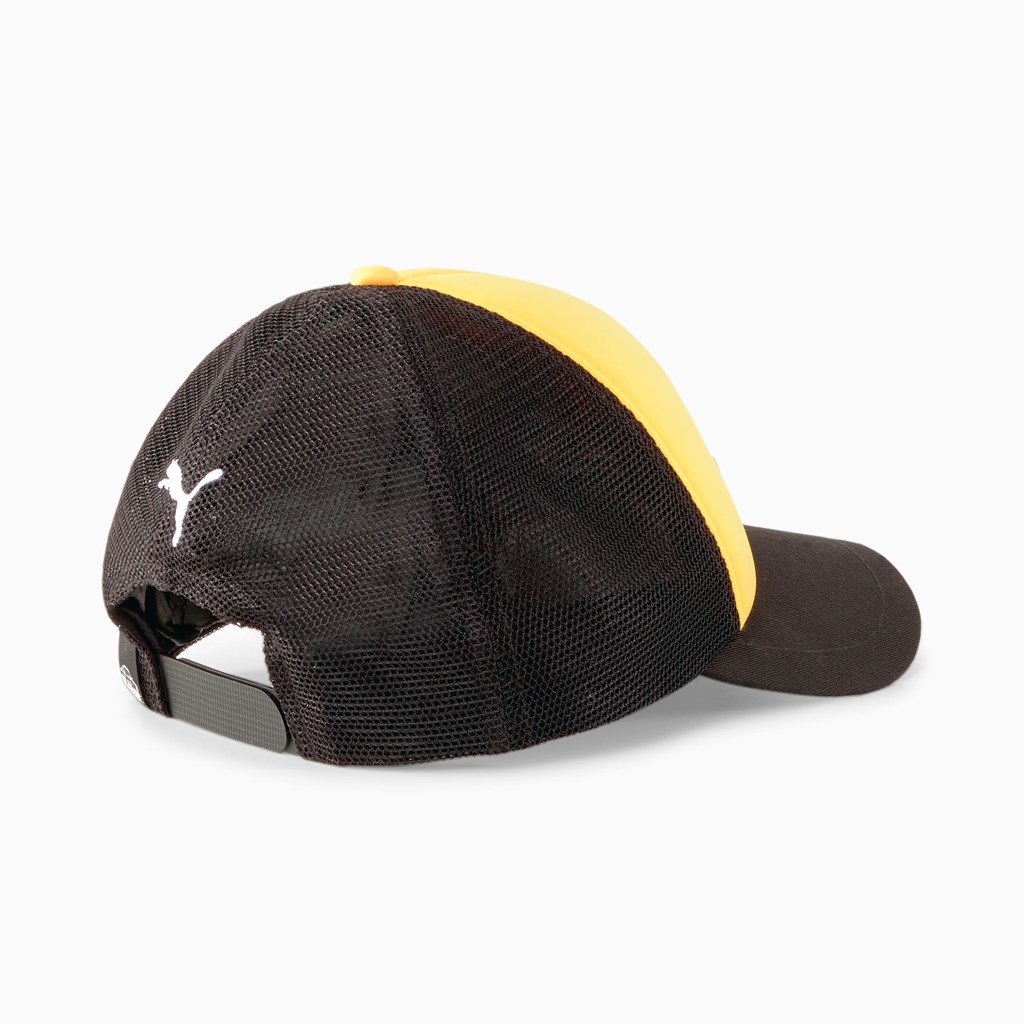 Puma Porsche Legacy Trucker Hatt Dame Sitron | 709SNUHOK