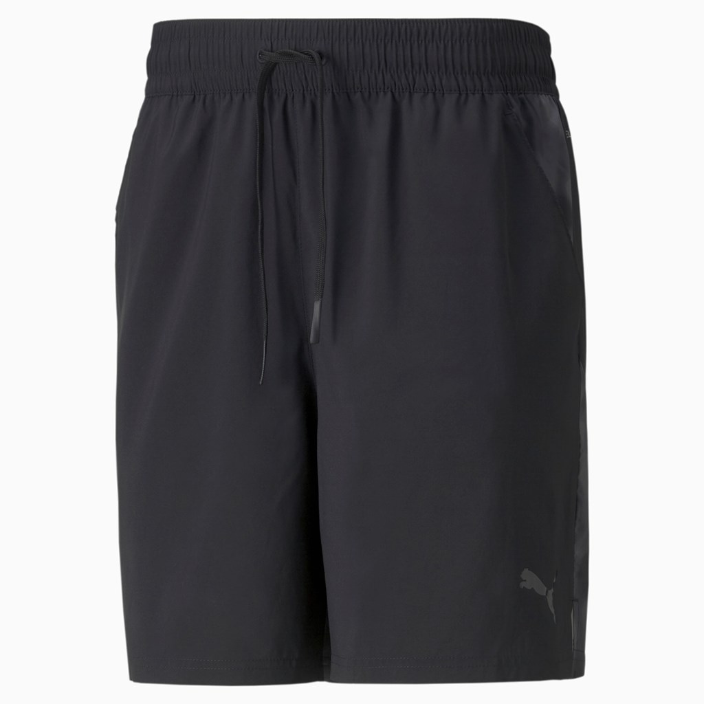 Puma Printed 8" Woven Trenings Shorts Herre Svarte Svarte | UB5306241