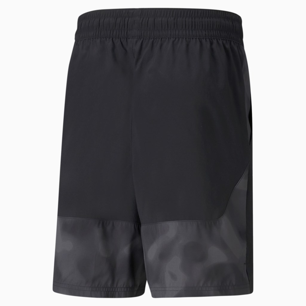 Puma Printed 8" Woven Trenings Shorts Herre Svarte Svarte | UB5306241