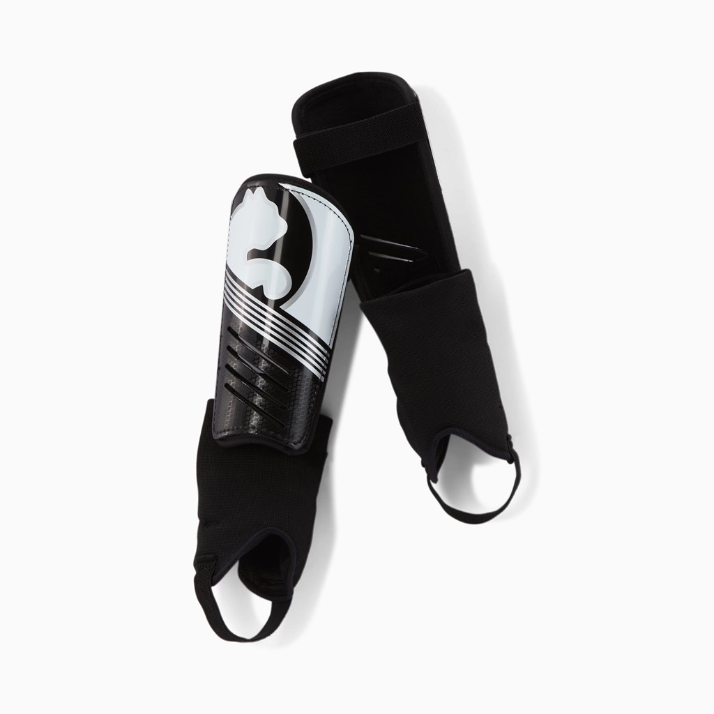 Puma ProCat Technique Shin Guards Guards Dame Black/White | 768ZVQMUF