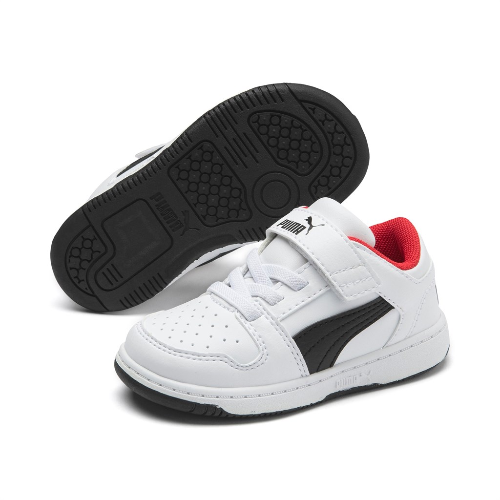 Puma Puma Rebound Layup Lo Toddler Joggesko Jente Hvite Svarte Rød | NF6539274