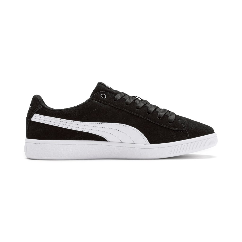 Puma Puma Vikky V2 Suede Jr Joggesko Jente Svarte Hvite Sølv | HC5219634