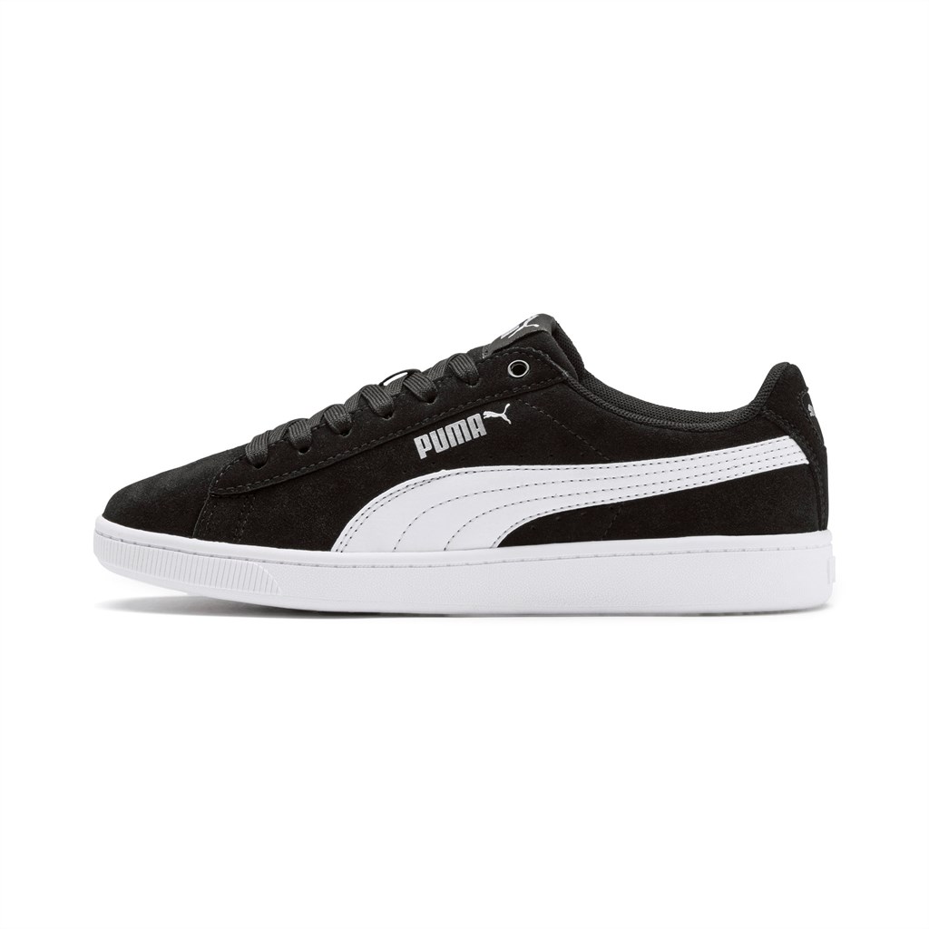 Puma Puma Vikky V2 Suede Jr Joggesko Jente Svarte Hvite Sølv | HC5219634