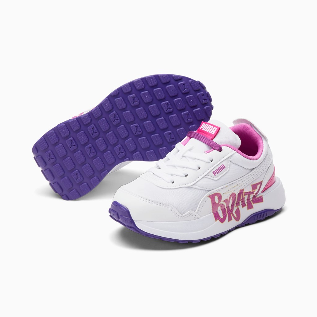 Puma Puma X Bratz Cruise Rider Little Basketsko Jente Hvite | 247HCDBPM