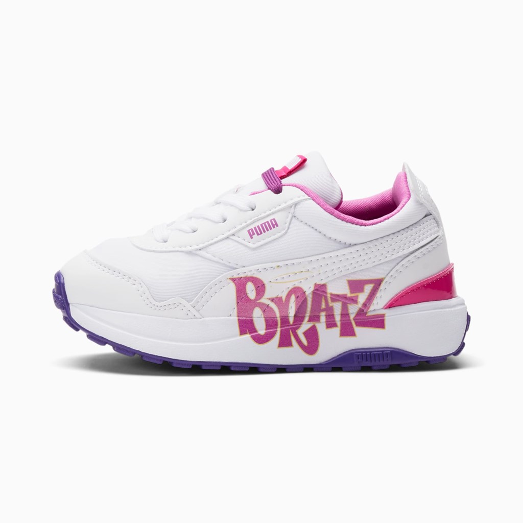 Puma Puma X Bratz Cruise Rider Little Basketsko Jente Hvite | 247HCDBPM