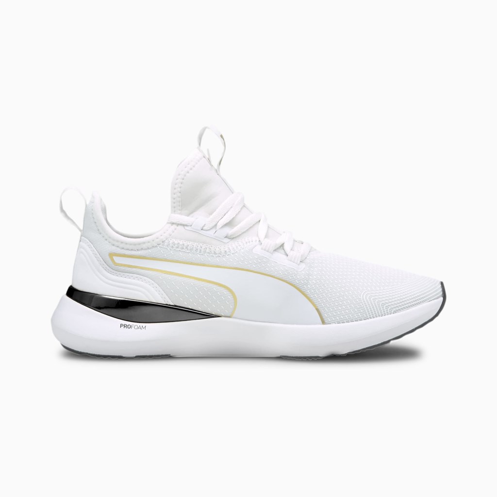 Puma Pure XT Moto Treningssko Dame Hvite Gull | OU7653481