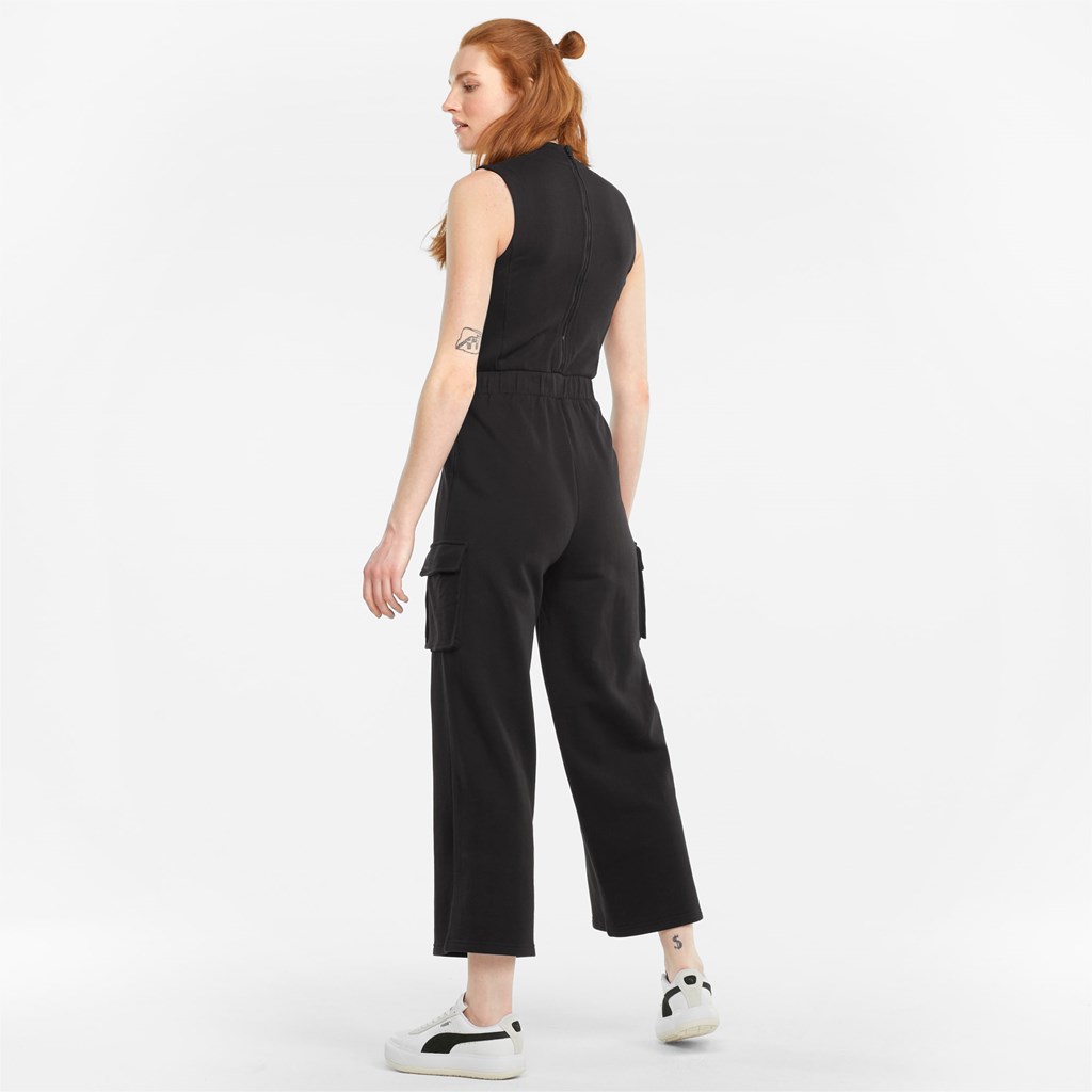 Puma RE.GEN Jumpsuit Dame Svarte | 807TNYKXF