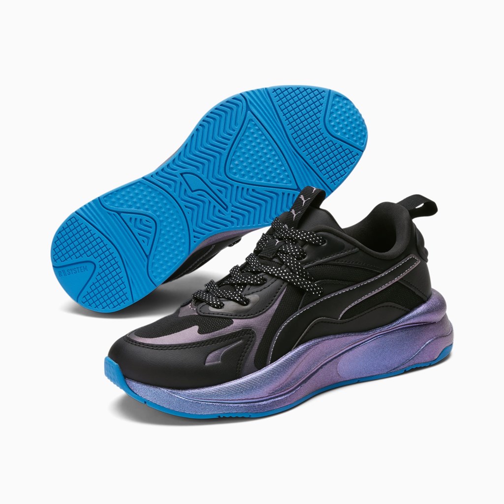 Puma RS-Curve Lightsense Joggesko Dame Svarte | SG4182760