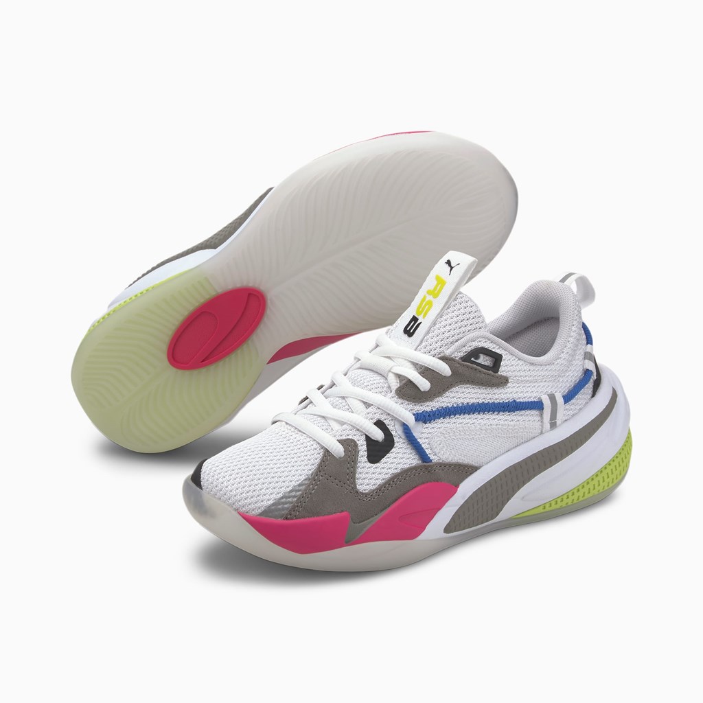 Puma RS-DREAMER JR Basketsko Gutt Hvite Lilla | 085CKGXQL