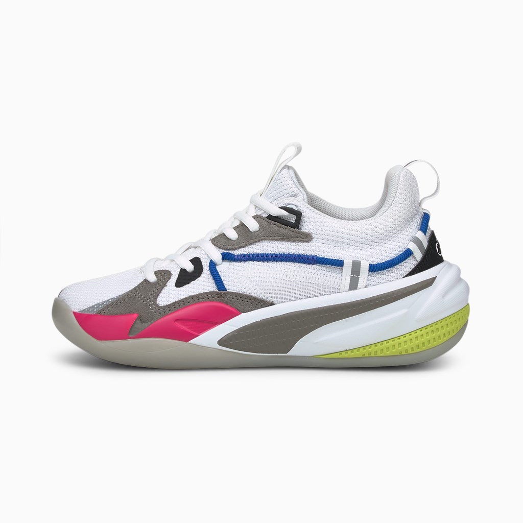 Puma RS-DREAMER JR Basketsko Gutt Hvite Lilla | 085CKGXQL