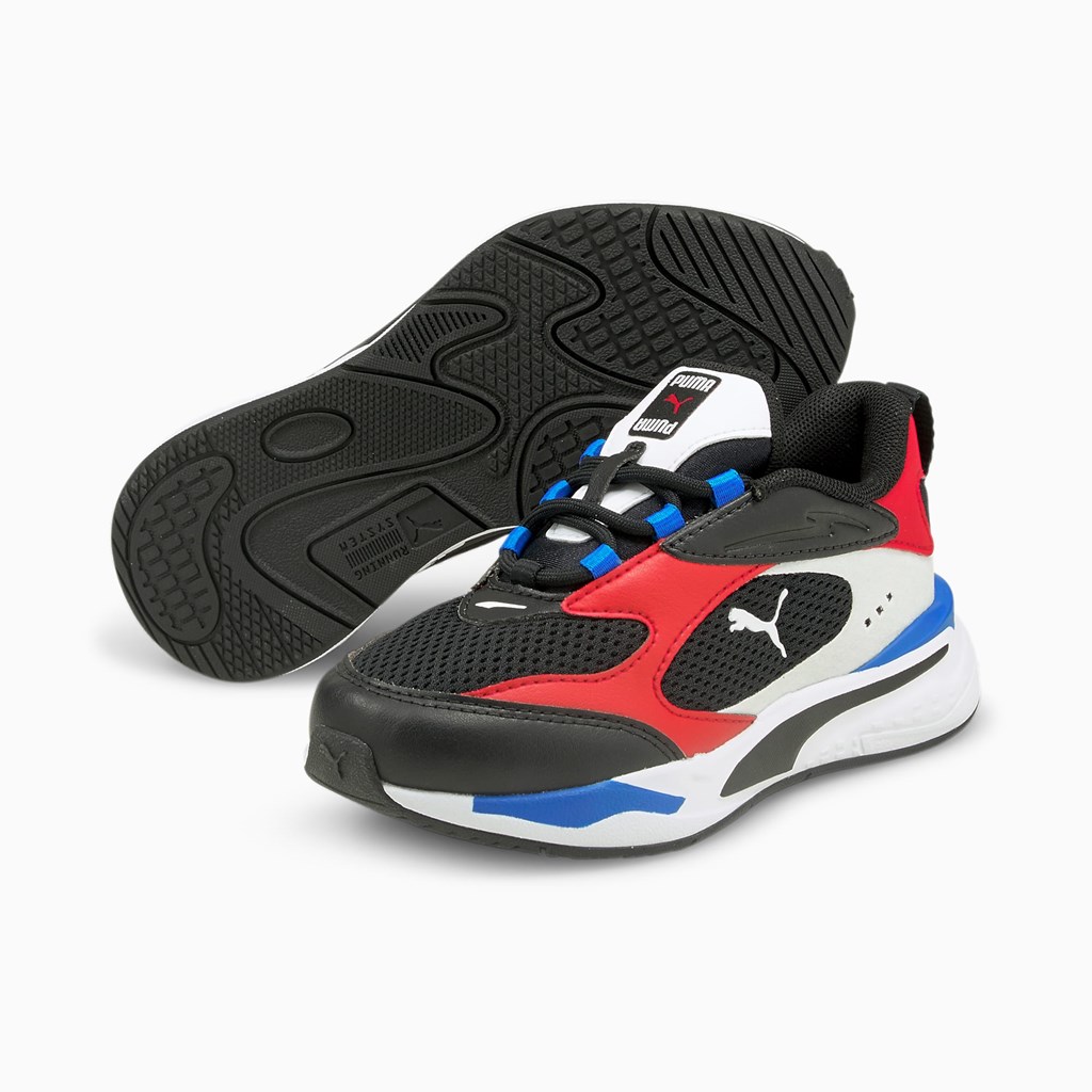 Puma RS-Fast Little Joggesko Jente Svarte Rød Blå | LM5732086