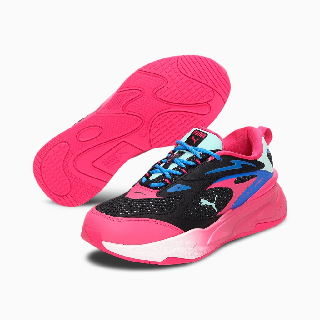 Puma RS-Fast Surveillance Joggesko Dame Svarte Lilla | TW4391265