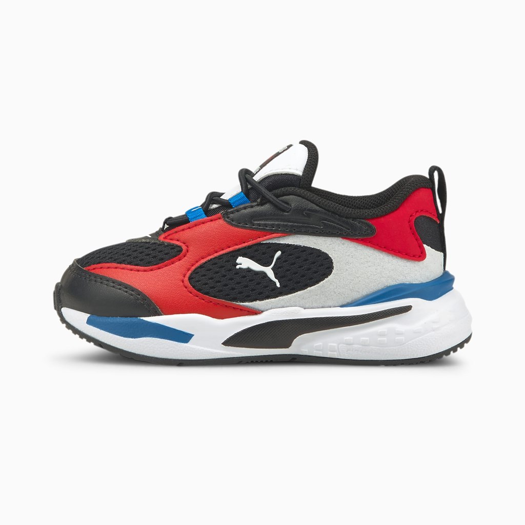 Puma RS-Fast Toddler Joggesko Gutt Svarte Rød Blå | RQ7350248