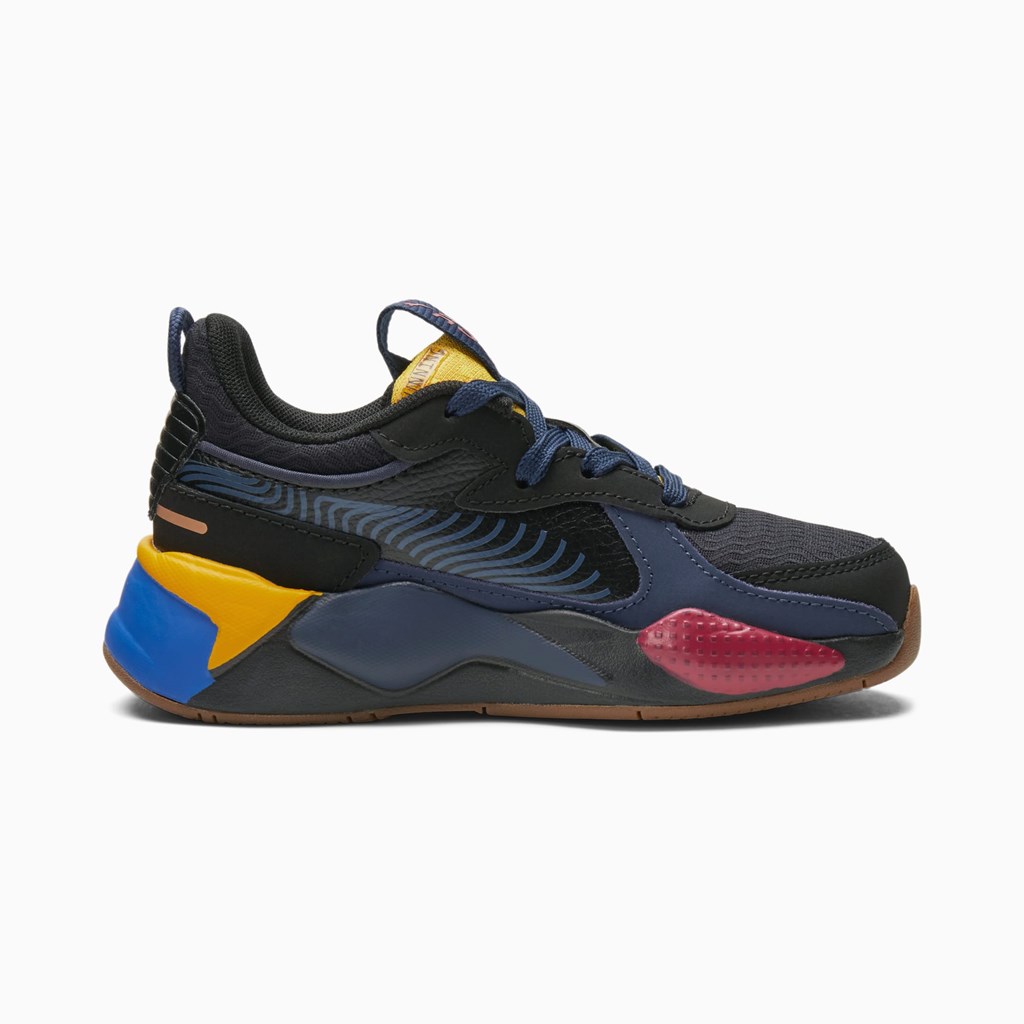 Puma RS-X Global Futurism Little Joggesko Jente Svarte | CO8965347