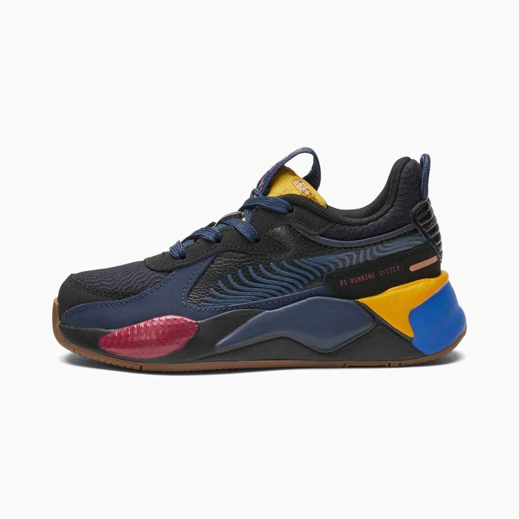 Puma RS-X Global Futurism Little Joggesko Gutt Svarte | WG1235796