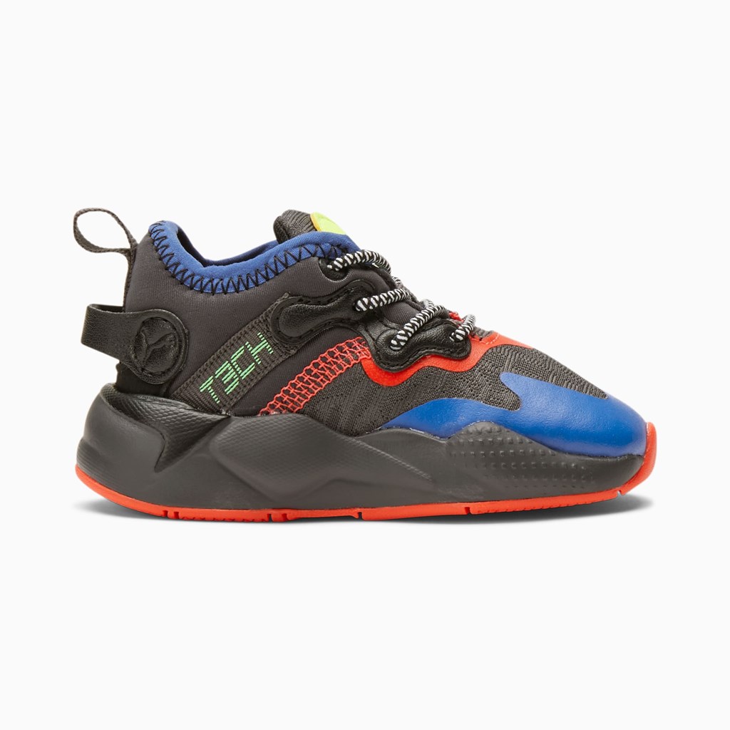 Puma RS-X T3CH Toddler Joggesko Gutt Rød Svarte | JD6457192