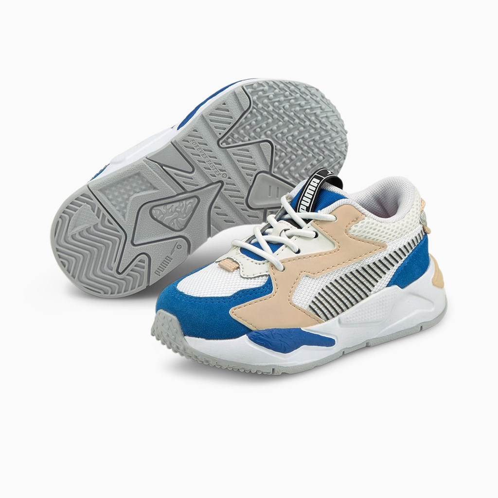 Puma RS-Z College Toddler Joggesko Gutt Kongeblå Hvite | NP0415698