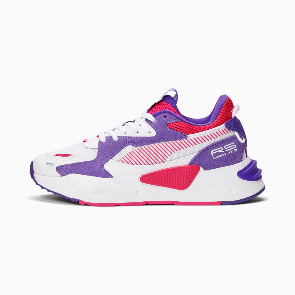 Puma RS-Z JR Joggesko Gutt Hvite Lilla | JA4872360