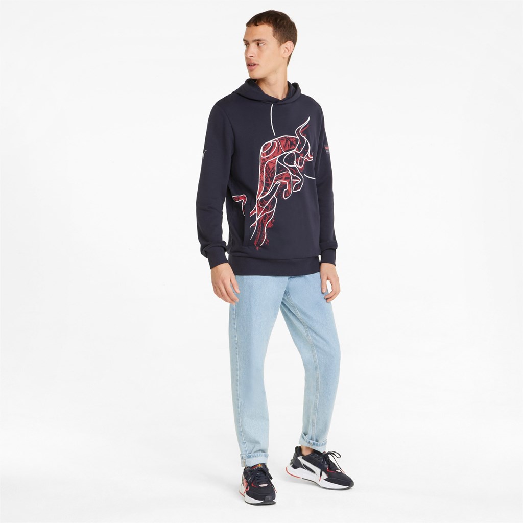 Puma Red Bull Racing Dynamic Bull Hettegensere Herre Night Sky | 274FLDSUI