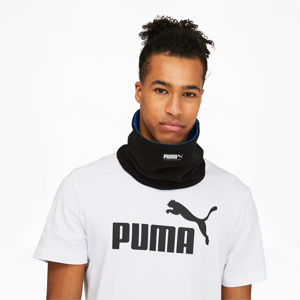 Puma Reversible Neck Warmer Warmer Dame Svarte Blå | BE1895672