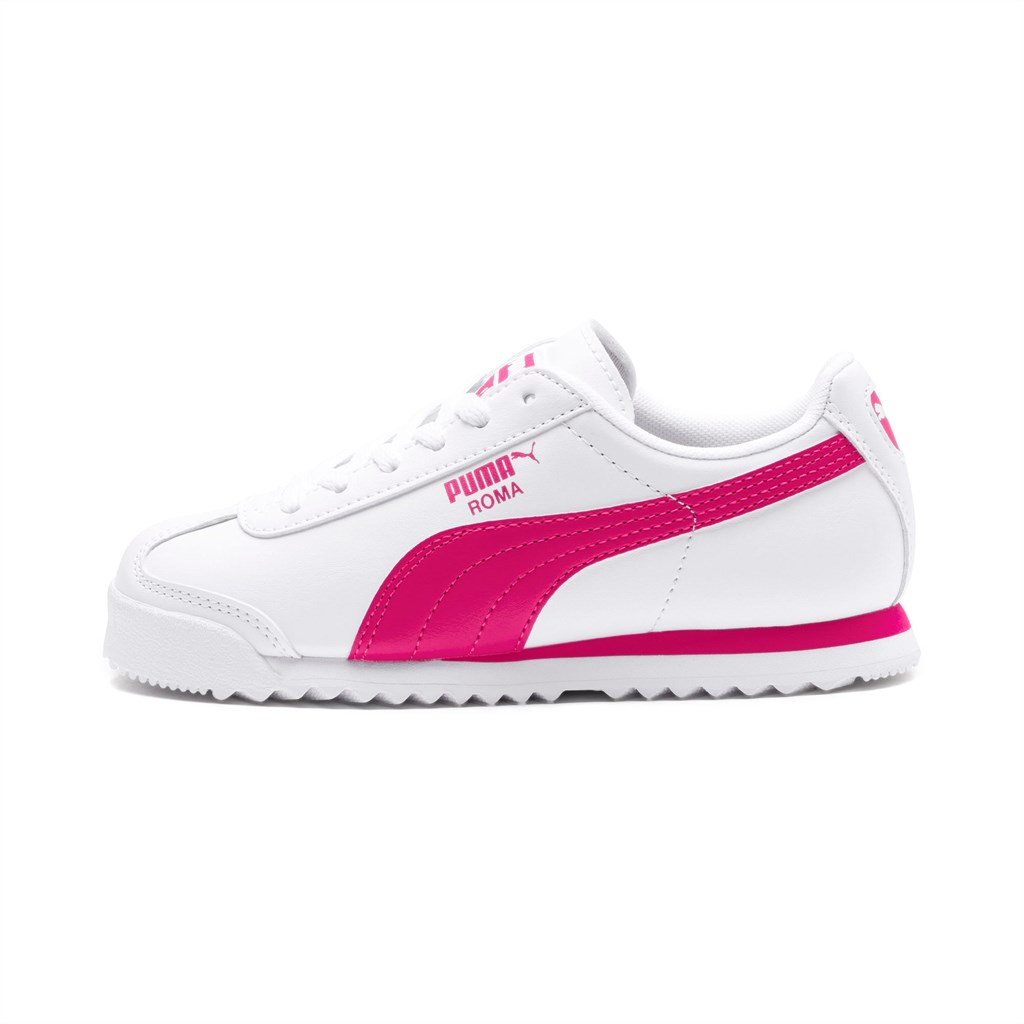 Puma Roma Basic JR Joggesko Gutt Fuchsia | YC7510248