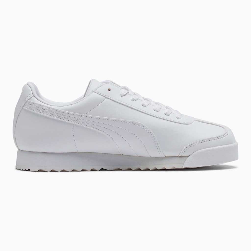 Puma Roma Basic JR Joggesko Gutt Hvite Lyse | MB3694275