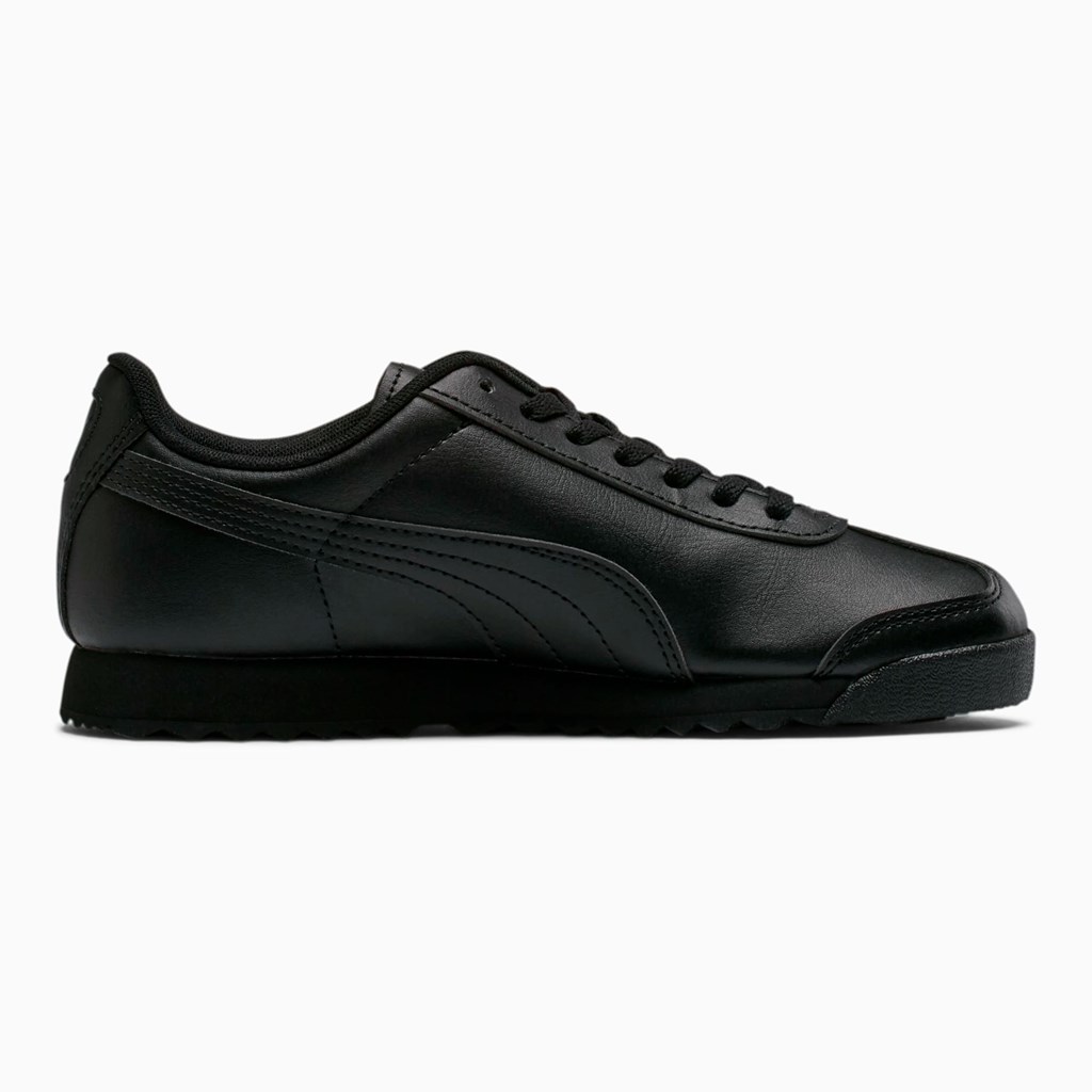 Puma Roma Basic JR Joggesko Gutt Svarte Svarte | DC9601538