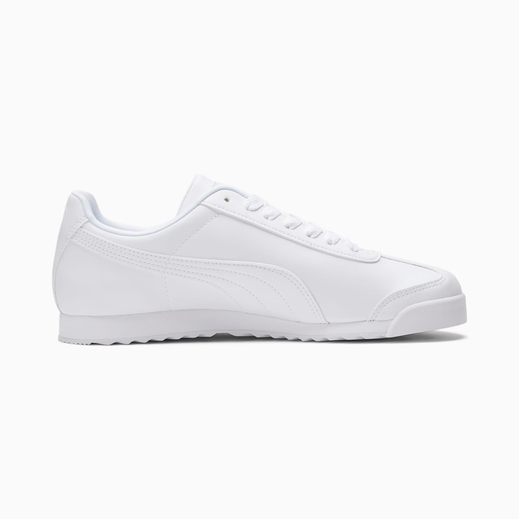 Puma Roma Basic Joggesko Dame Hvite Lyse | SA5387291