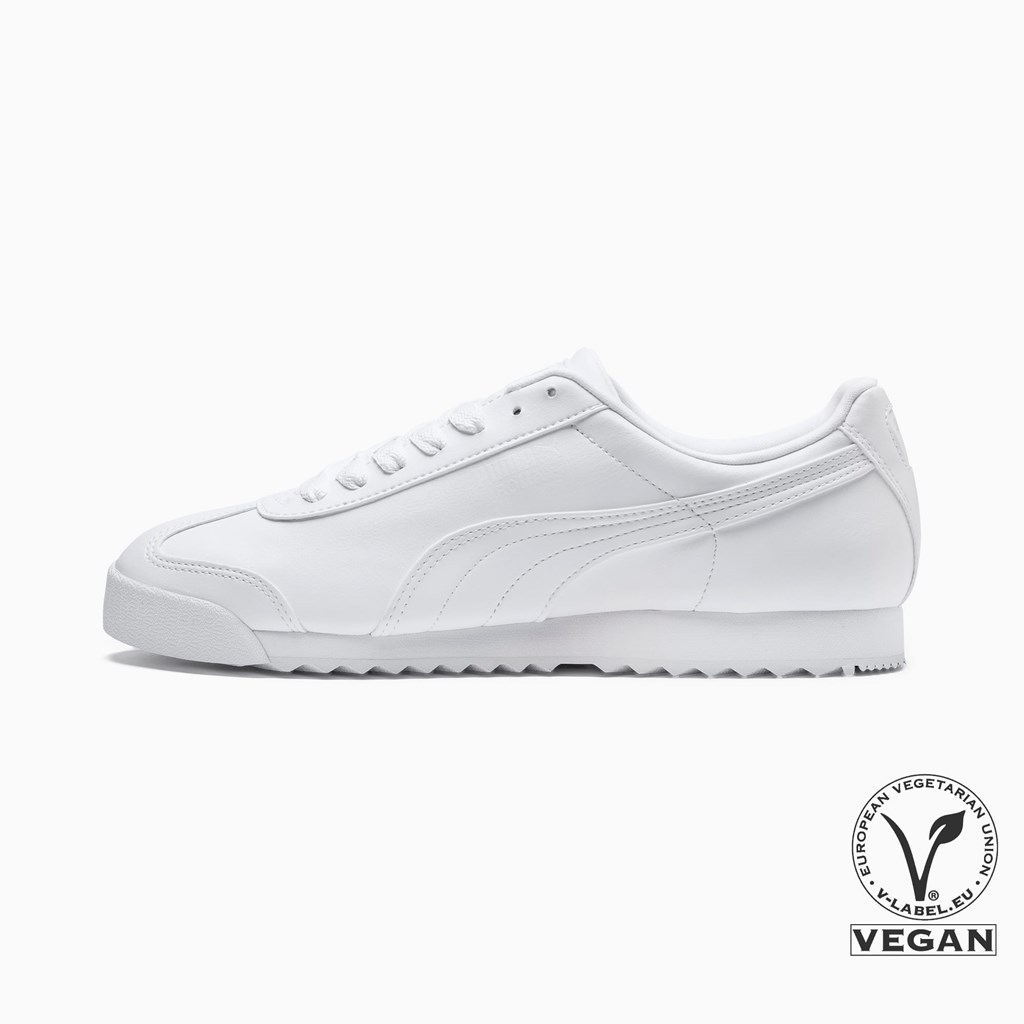 Puma Roma Basic Joggesko Dame Hvite Lyse | SA5387291