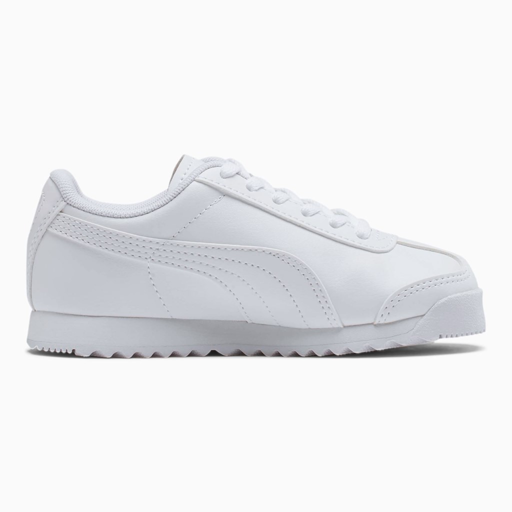 Puma Roma Basic Little Joggesko Gutt Hvite | TW7256834