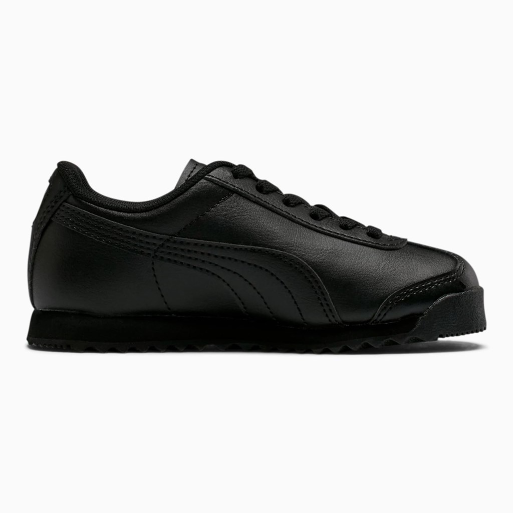 Puma Roma Basic Little Joggesko Gutt Svarte Svarte | ZY4862310