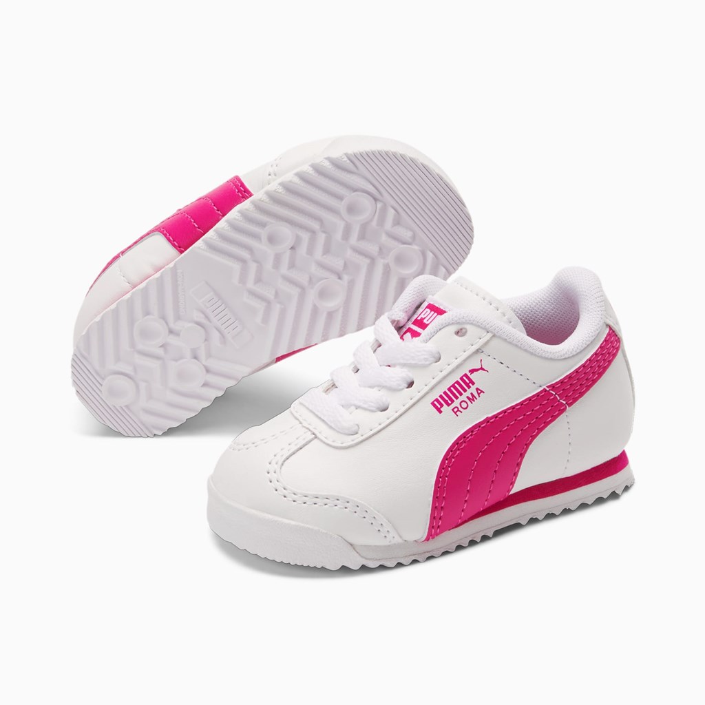 Puma Roma Basic Toddler Joggesko Jente Fuchsia | MH7903862