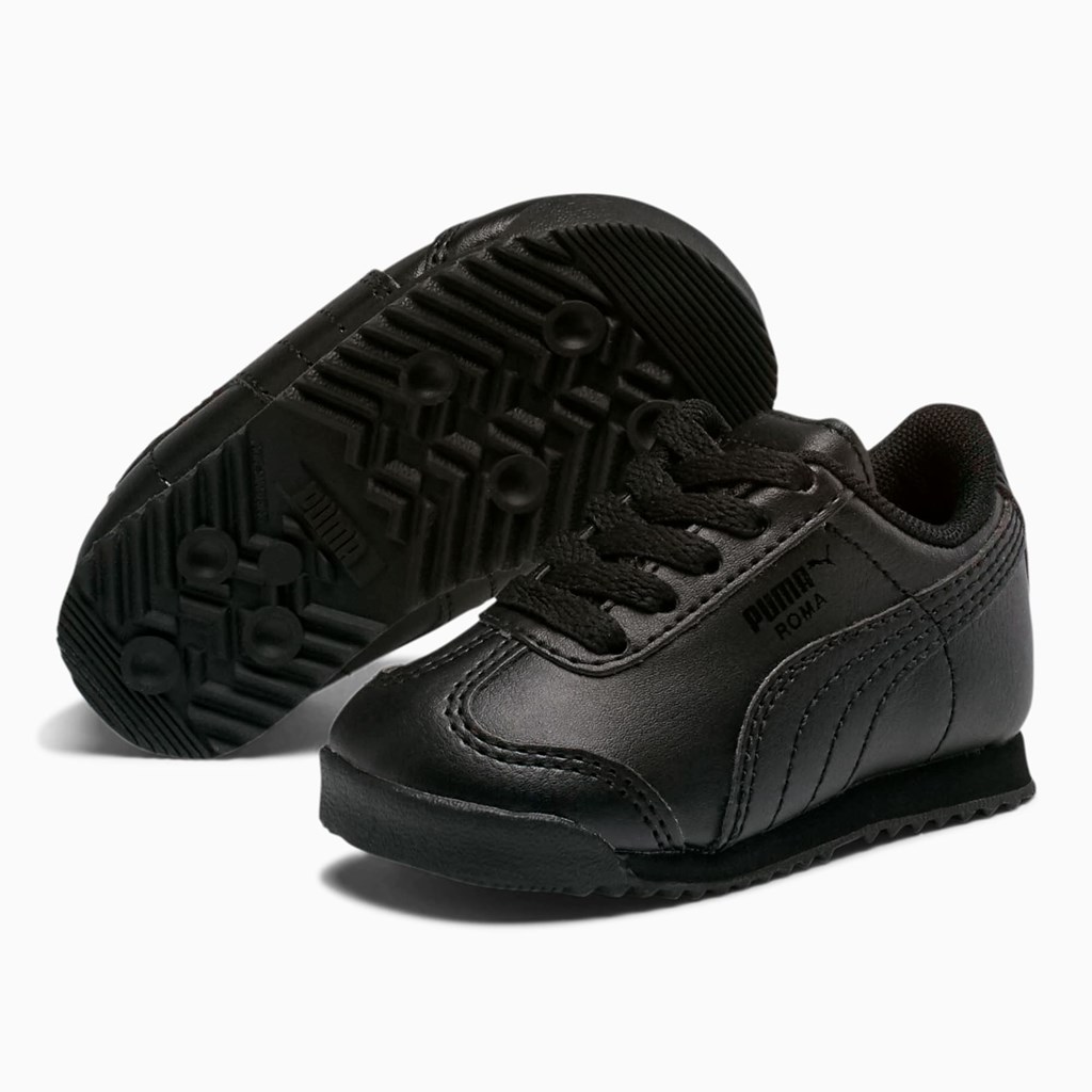 Puma Roma Basic Toddler Joggesko Jente Svarte Svarte | DN3945016