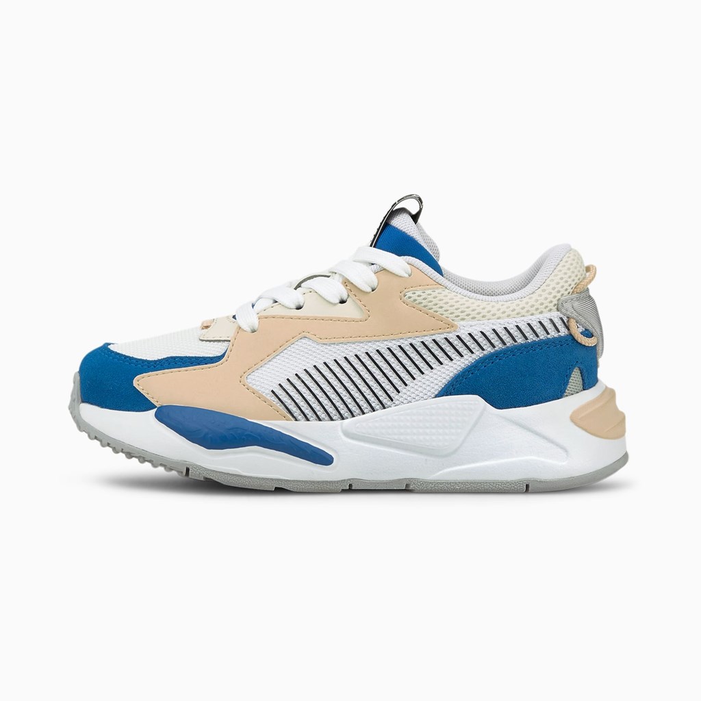 Puma Rs-z College Little Basketsko Jente Kongeblå Hvite | 754BIVWND