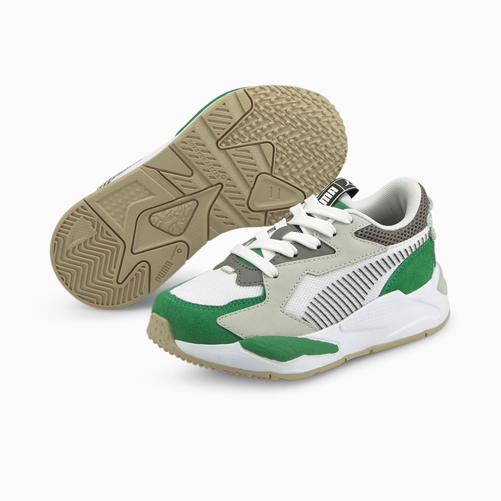 Puma Rs-z College Little Joggesko Gutt Grønn Hvite | BZ9127084