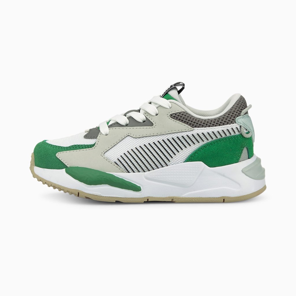 Puma Rs-z College Little Joggesko Jente Grønn Hvite | ZY2843076