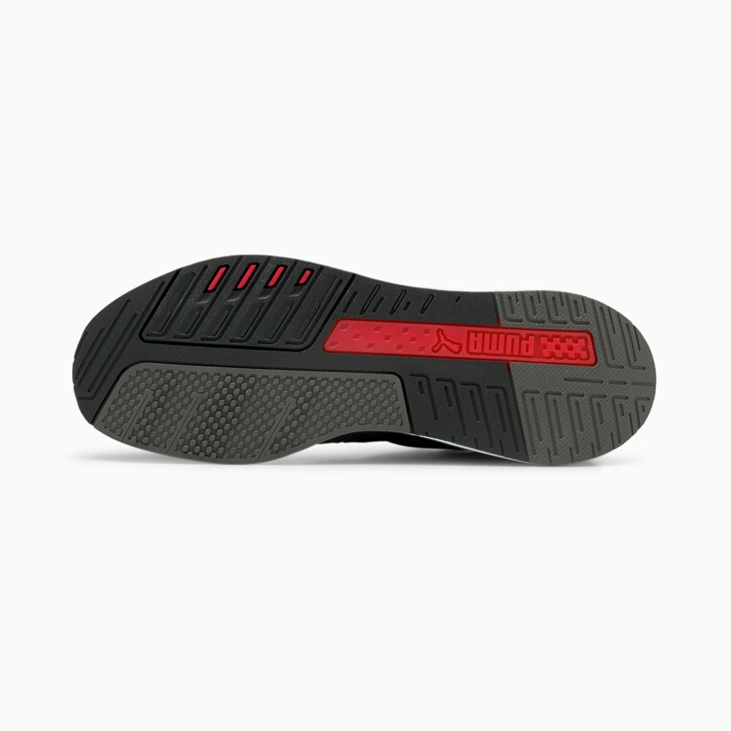 Puma Scuderia Ferrari IONSpeed Racing Sko Dame Svarte Hvite | 321LPBQUA