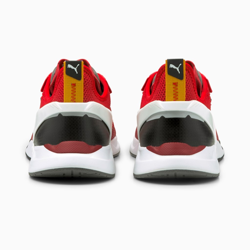 Puma Scuderia Ferrari IONSpeed Racing Sko Dame Hvite Svarte | 975PXJDZB