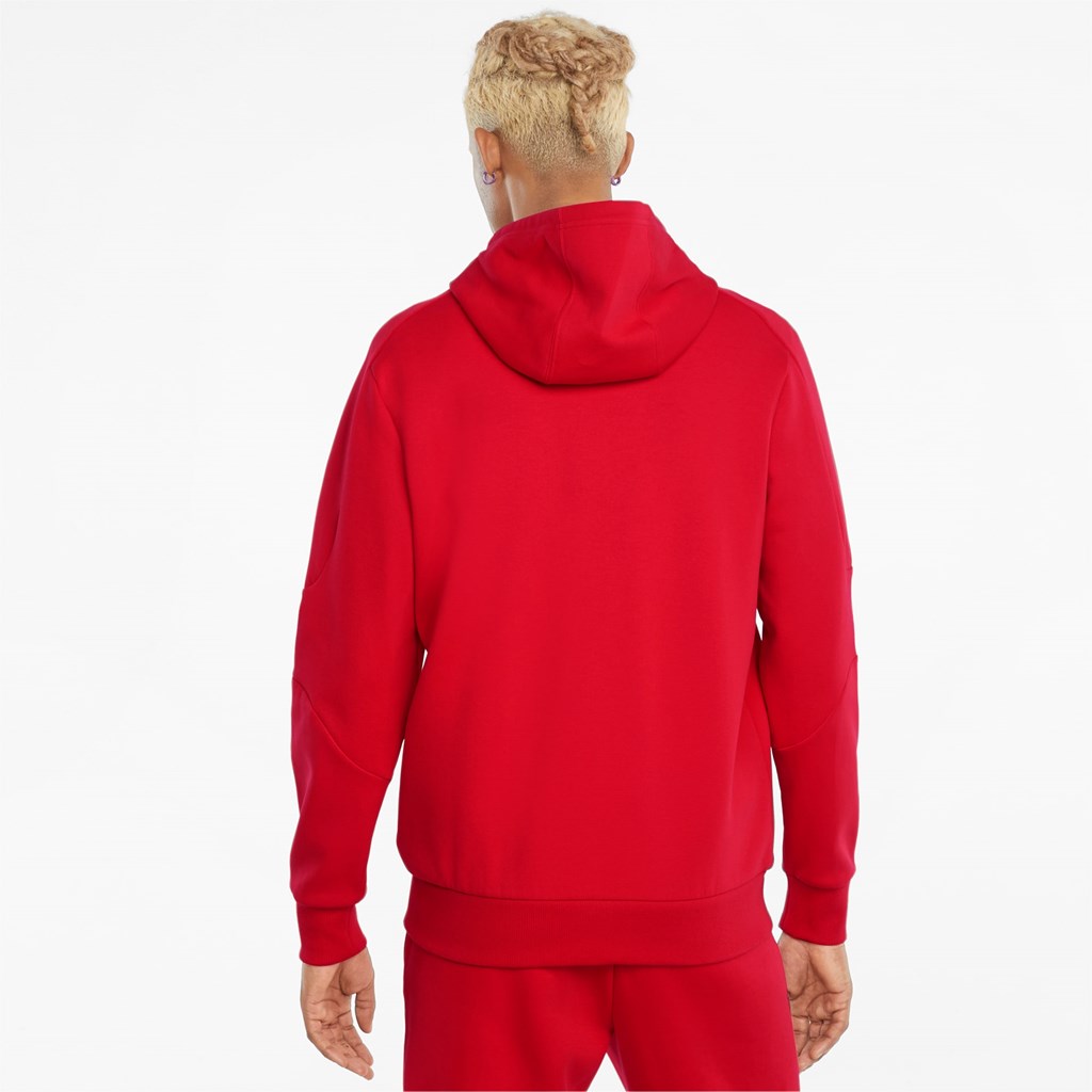 Puma Scuderia Ferrari Race Hette Sweat Jakke Herre Rosso Corsa | 174QMBRNU