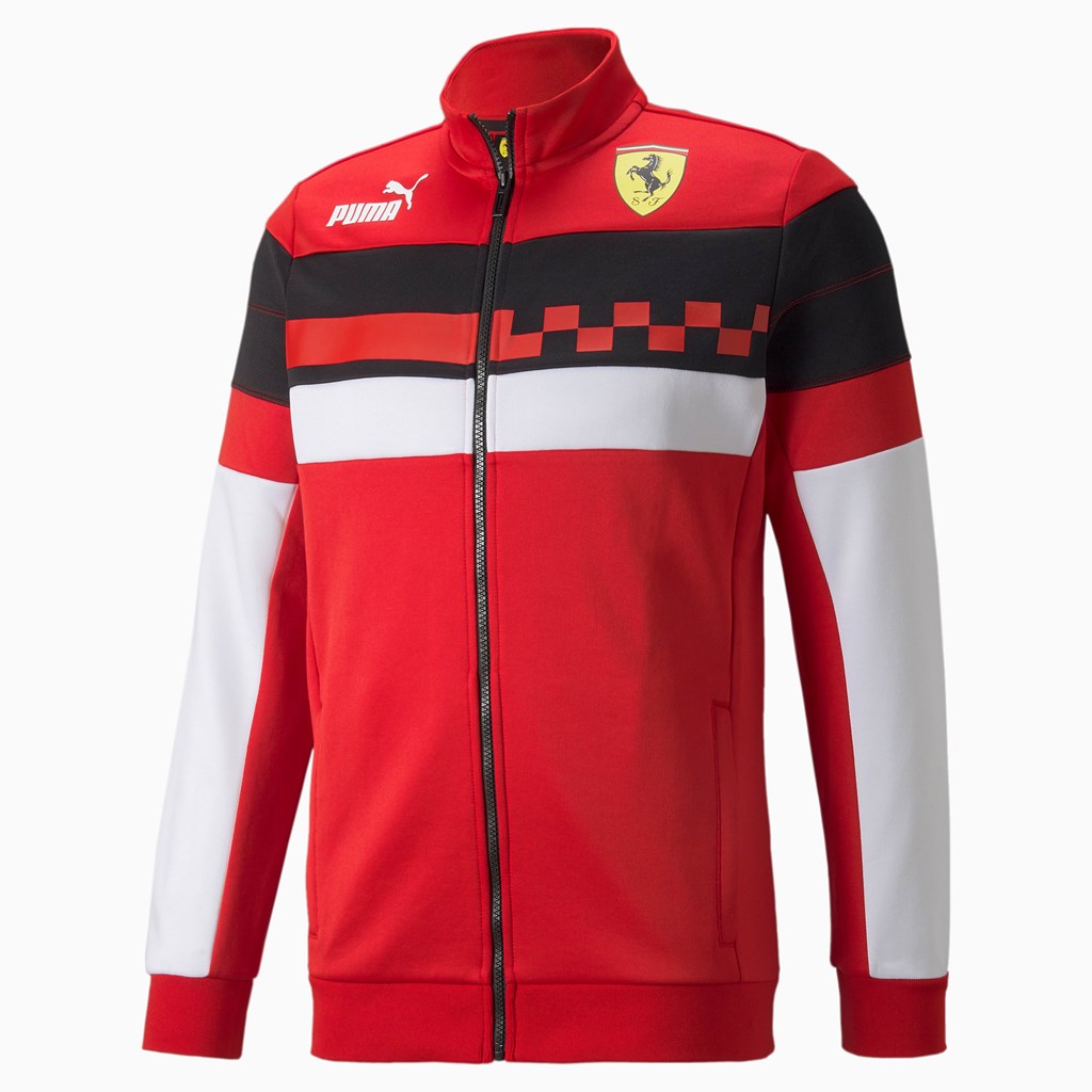 Puma Scuderia Ferrari Race SDS Track Jakke Herre Rosso Corsa | 871TXAJKO