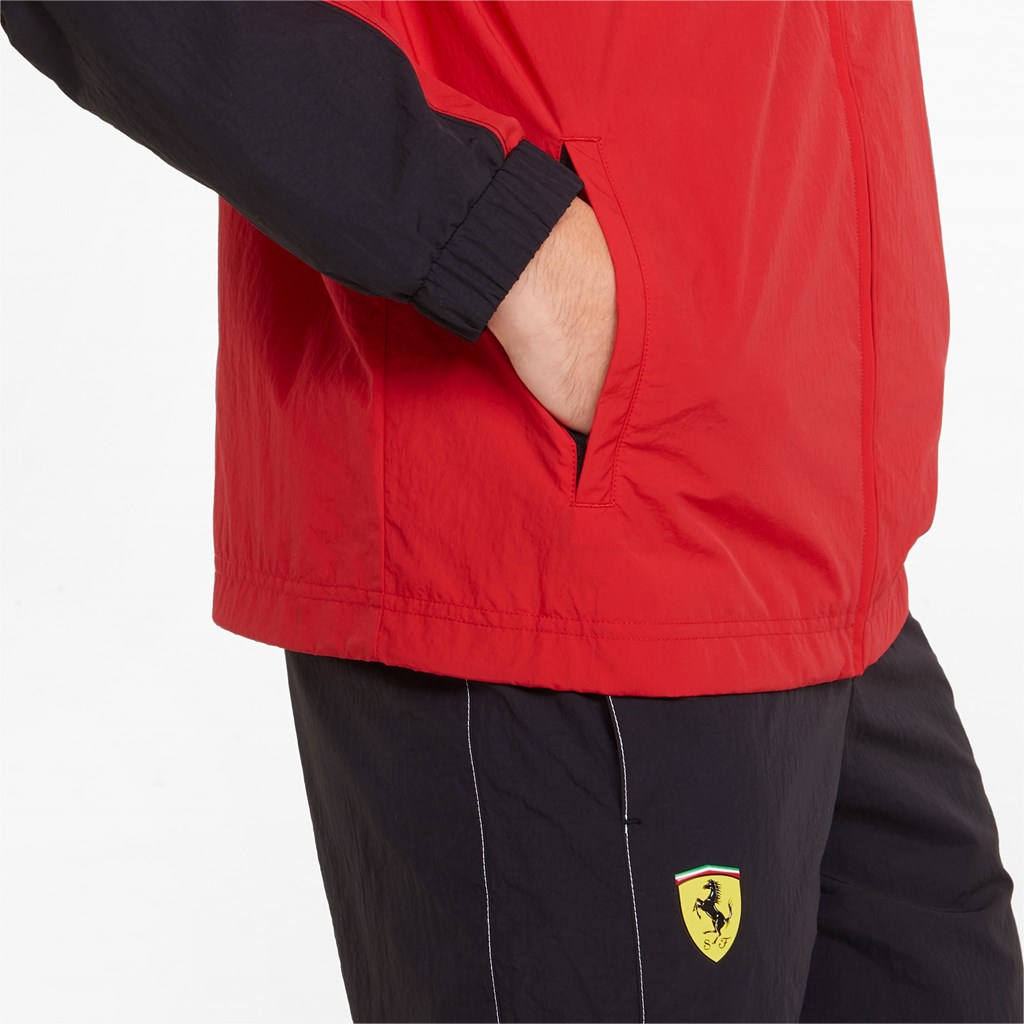 Puma Scuderia Ferrari Race Statement Jakke Herre Rosso Corsa | 510WJBPDH