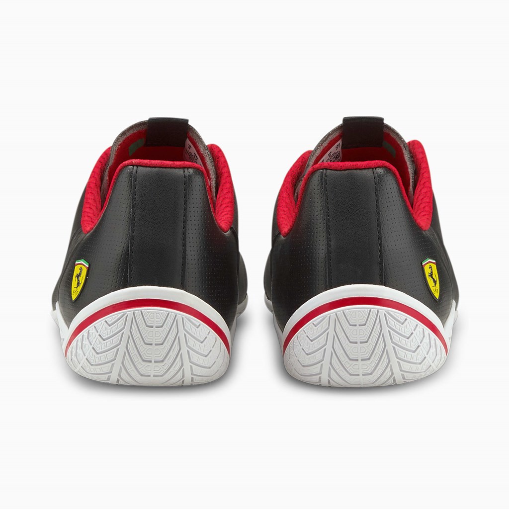 Puma Scuderia Ferrari Ridge Cat Racing Sko Herre Svarte Hvite | 327MTAFKU