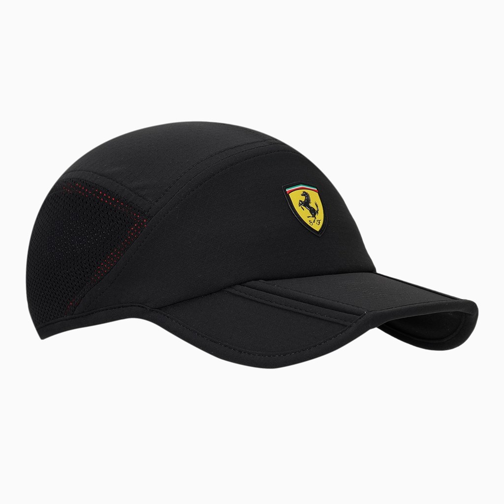 Puma Scuderia Ferrari SPTWR Ready to React Hatt Herre Svarte | 037EZNFQJ