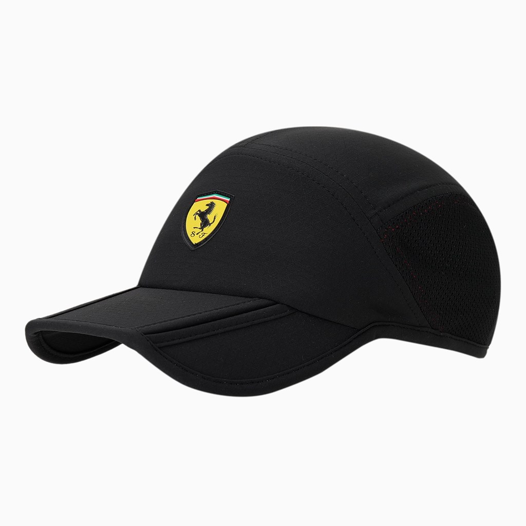 Puma Scuderia Ferrari SPTWR Ready to React Hatt Herre Svarte | 037EZNFQJ