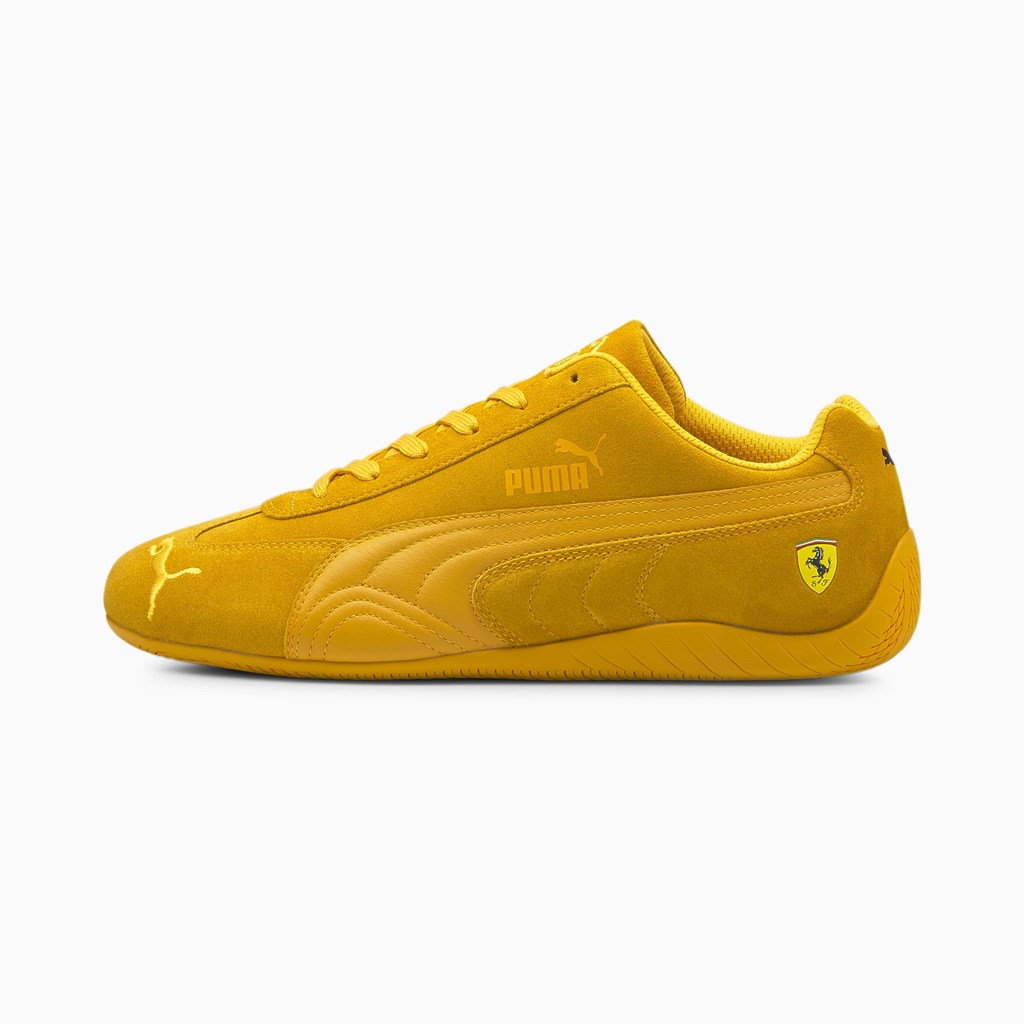 Puma Scuderia Ferrari Speedcat Racing Sko Dame Saffron / Saffron / Saffron | 237MLDHWN