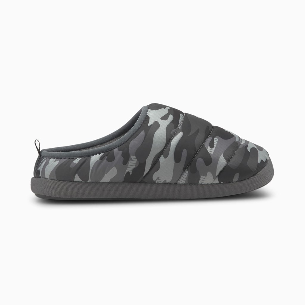 Puma Scuff Camo Tøfler Dame Svarte | GH1650274