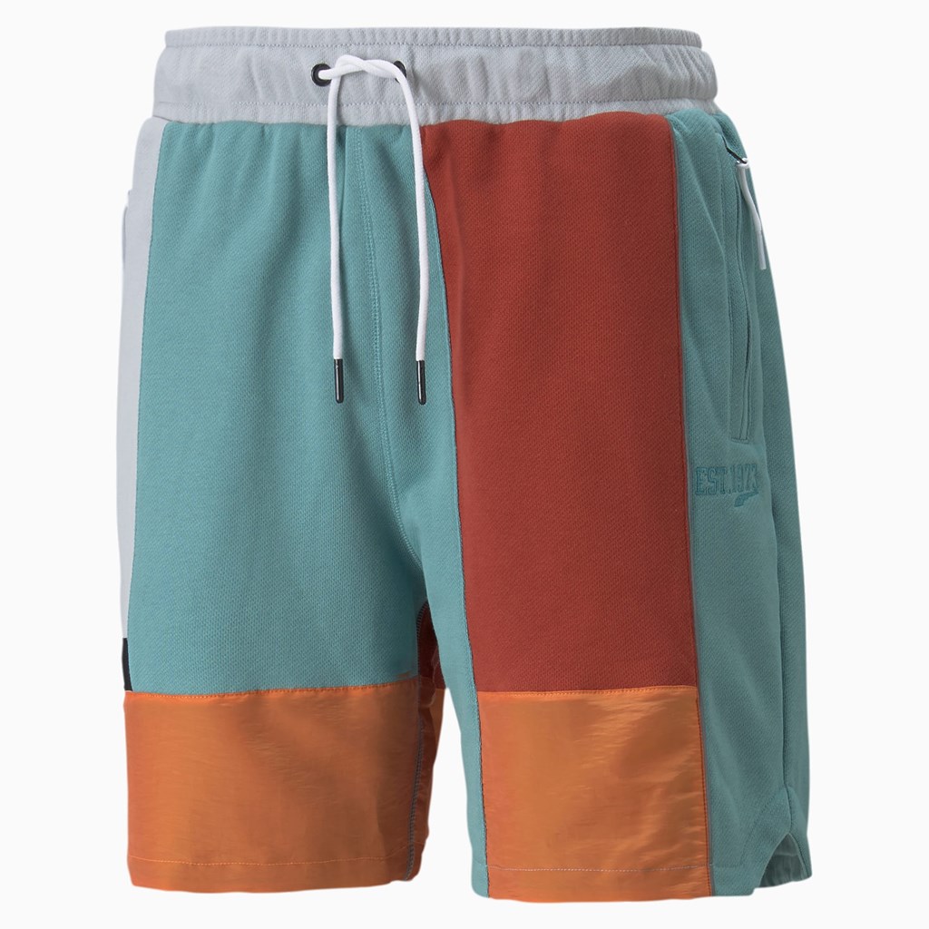 Puma Signature Basketball Shorts Herre Blå | MC9057486