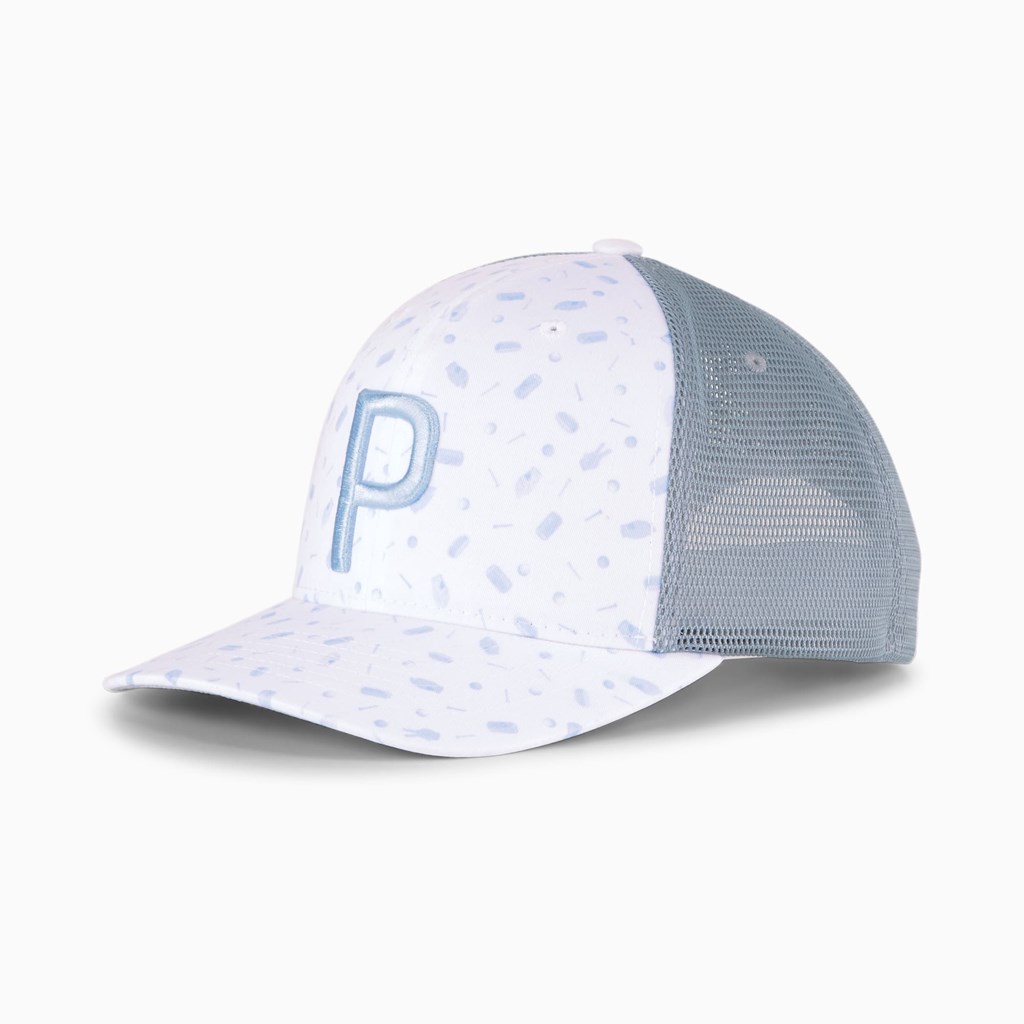 Puma Snack Shack P 110 Trucker Snapback Snapback Herre Hvite Blå | ZY3108695