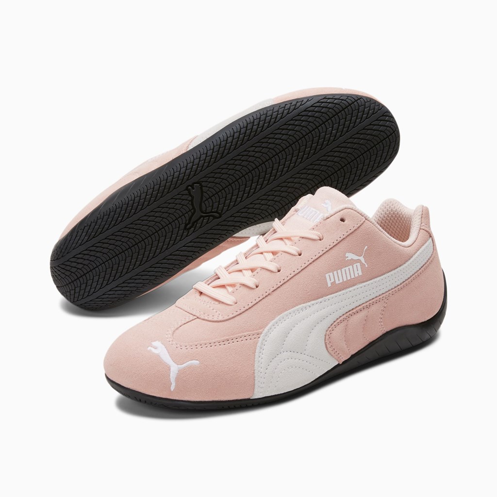 Puma Speedcat LS Racing Sko Dame Rosa Hvite | 073ULVXFE